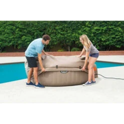 Couverture Thermique Pour Spa Gonflable Intex Pure Spa Rond 4 Places -Spa Relaxation Promos Magasin 28523 couverture spa ecoenergetique intex 4