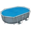 Bâche à Bulles Bestway Ovale 2,80 X 1,80 M Pour Piscine 3 X 2 X 0,84 M