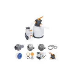 Filtre à Sable Complet Bestway Flowclear 8,327 M³/h -Spa Relaxation Promos Magasin 58499 filtre sable 8 327 m3h accessoires 1
