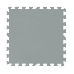 Lot De 9 Tapis De Sol 50x50cm Gris à Assembler Pour Piscine Bestway