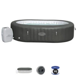 Spa Gonflable Bestway Lay-Z Spa MAURITIUS AirJet 7 Places -Spa Relaxation Promos Magasin 60067 spa gonflable bestway lay z spa mauritius accessoires inclus