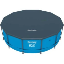 Bâche De Protection Bestway Ronde 3,70 M Pour Piscine De 3,60 Ou 3,66 M