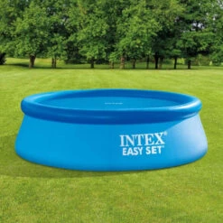 Bâche à Bulles Intex Pour Piscine Ronde Ø 2,44 M -Spa Relaxation Promos Magasin bache a bulle pour piscines rondes 2 44m intex 28010 2