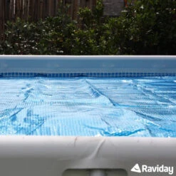 Bâche à Bulles Intex Pour Piscine Rectangulaire L 5,49 X L 2,74 M -Spa Relaxation Promos Magasin bache bulles intex raviday 2