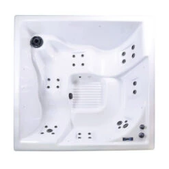 Spa Acrylique NetSpa Square 5 Personnes -Spa Relaxation Promos Magasin cuve acrylique spa rigide 5 places square 1
