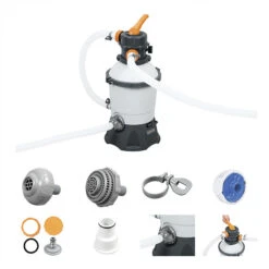 Filtre à Sable Complet Bestway Flowclear 3 M³/h -Spa Relaxation Promos Magasin filtre sable bestway flowclear 58515 5