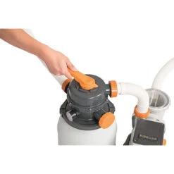 Filtre à Sable Complet Bestway Flowclear 5,6 M³/h -Spa Relaxation Promos Magasin flowclear bestway 5 678 m3h vanne