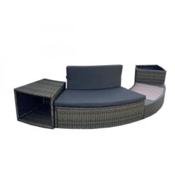 Entourage Rotin Pour Spa Bestway Lay-Z-Spa Ø 200 Cm - Gris Anthracite -Spa Relaxation Promos Magasin habillage de spa rond bestway 4 pieces 17424 11941750 31631770 1140x1140