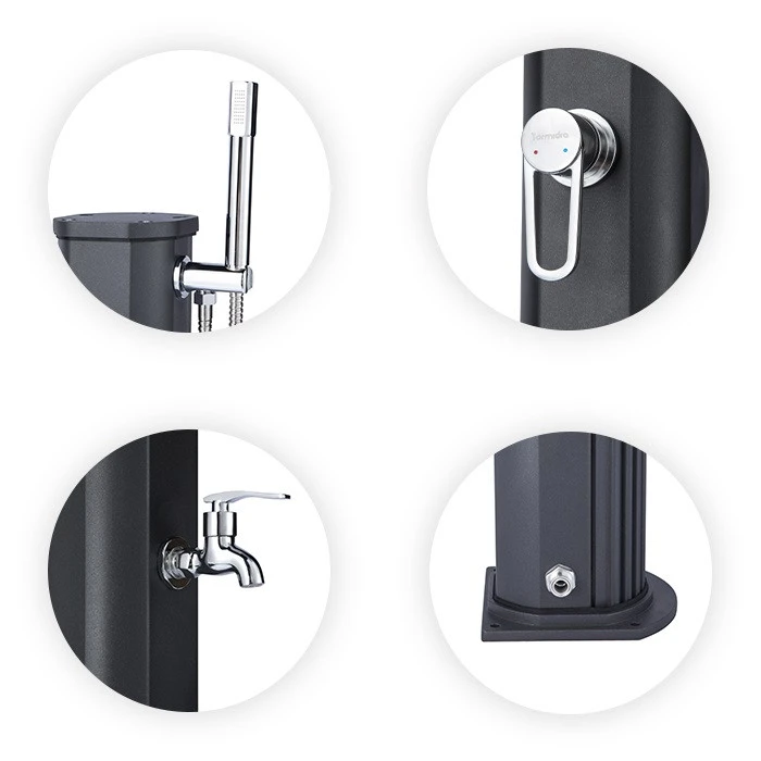 Douche Solaire Jolly Go 20L-Vert Opaline 2 Douche Solaire Jolly Go 20L-Vert Opaline – Image 2