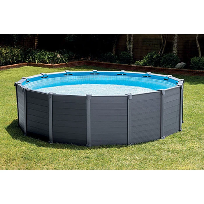 Liner Pour Piscine Intex Sequoïa / Graphite 4,78 X 1,24m Et Prism Frame Ø 4,57 X 1,22m 2 Liner Pour Piscine Intex Sequoïa / Graphite 4,78 X 1,24m Et Prism Frame Ø 4,57 X 1,22m – Image 2