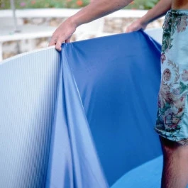 Liner Bleu Pour Piscine GRE - 6,10 X 3,75 X H 1,20 M - 40/100e 1 Liner Bleu Pour Piscine GRE - 6,10 X 3,75 X H 1,20 M - 40/100e