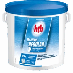 HTH Maxitab Regular 10kg - Galets De Chlore Stabilisé 500gr